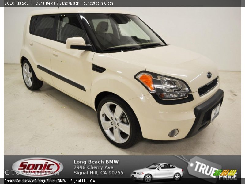 Dune Beige / Sand/Black Houndstooth Cloth 2010 Kia Soul !