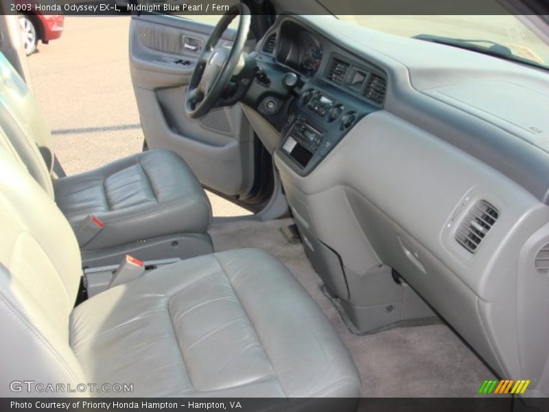 Midnight Blue Pearl / Fern 2003 Honda Odyssey EX-L