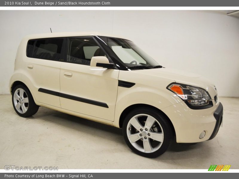 Dune Beige / Sand/Black Houndstooth Cloth 2010 Kia Soul !