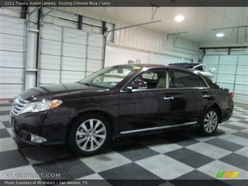 Sizzling Crimson Mica / Ivory 2011 Toyota Avalon Limited