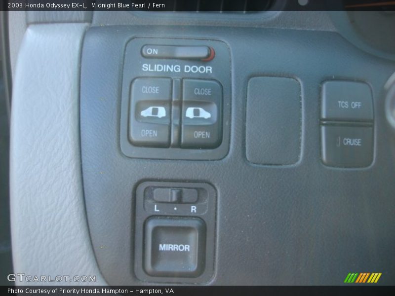 Midnight Blue Pearl / Fern 2003 Honda Odyssey EX-L