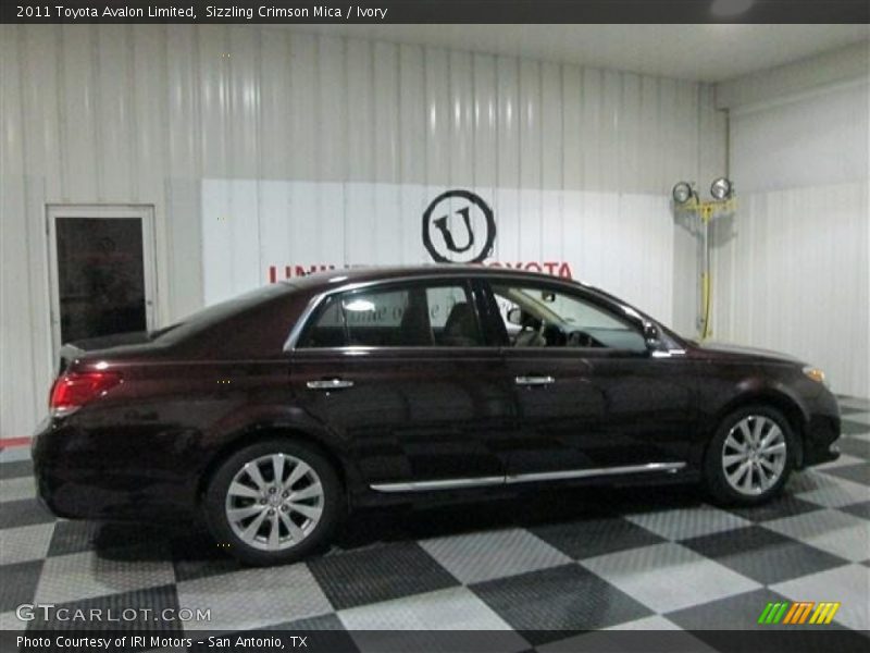Sizzling Crimson Mica / Ivory 2011 Toyota Avalon Limited