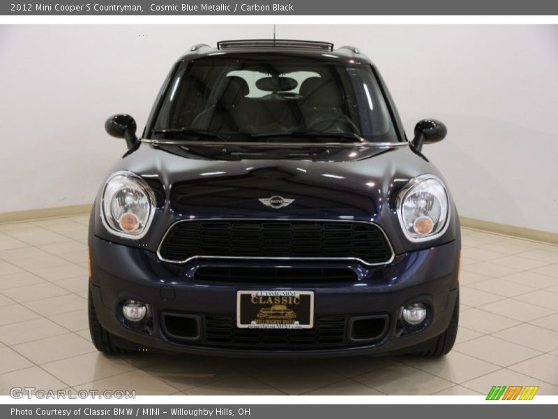 Cosmic Blue Metallic / Carbon Black 2012 Mini Cooper S Countryman