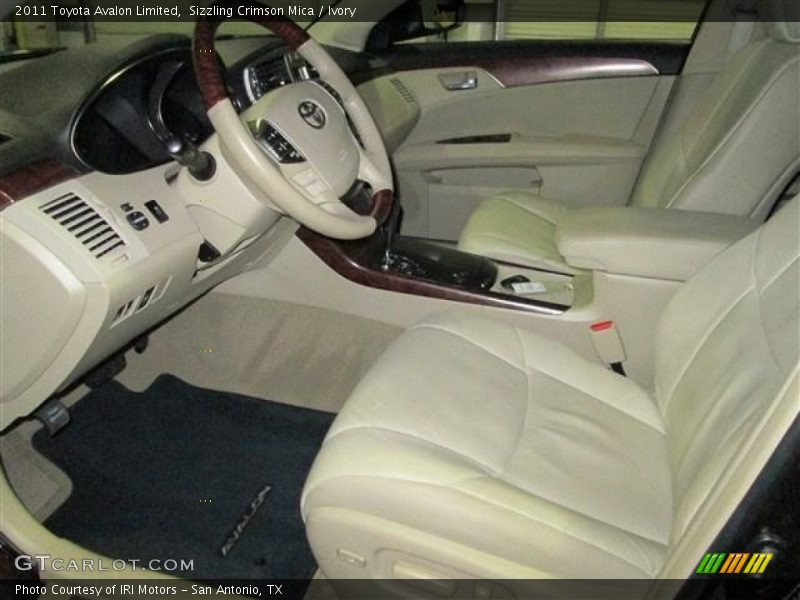 Sizzling Crimson Mica / Ivory 2011 Toyota Avalon Limited