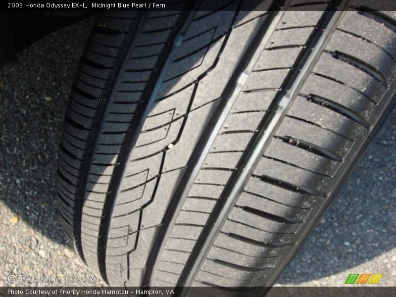 Midnight Blue Pearl / Fern 2003 Honda Odyssey EX-L