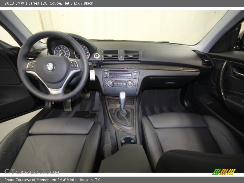 Jet Black / Black 2013 BMW 1 Series 128i Coupe