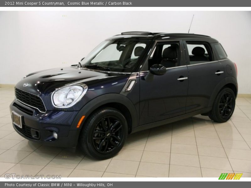 Cosmic Blue Metallic / Carbon Black 2012 Mini Cooper S Countryman