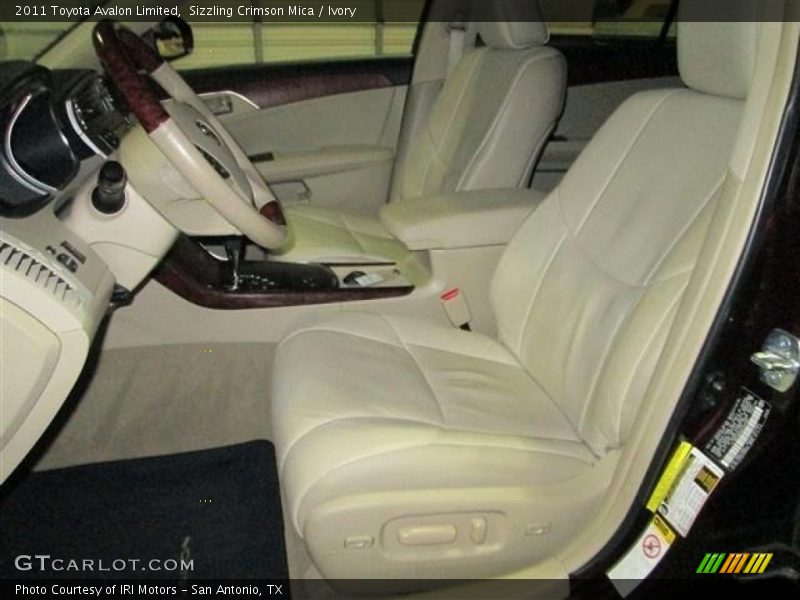 Sizzling Crimson Mica / Ivory 2011 Toyota Avalon Limited