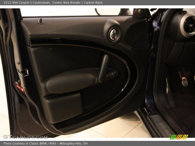 Cosmic Blue Metallic / Carbon Black 2012 Mini Cooper S Countryman