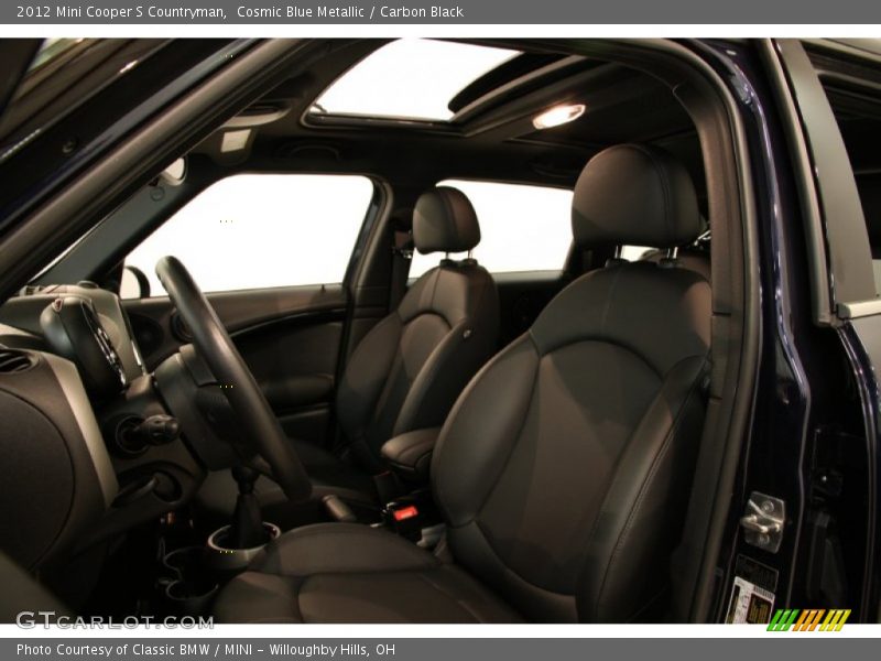 Cosmic Blue Metallic / Carbon Black 2012 Mini Cooper S Countryman