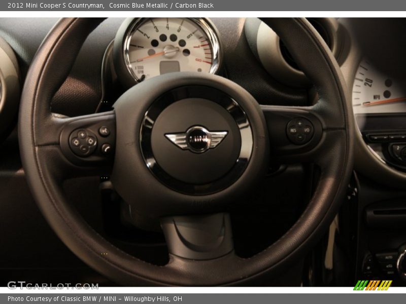 Cosmic Blue Metallic / Carbon Black 2012 Mini Cooper S Countryman