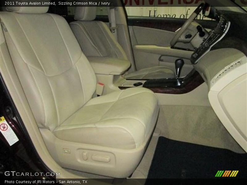 Sizzling Crimson Mica / Ivory 2011 Toyota Avalon Limited
