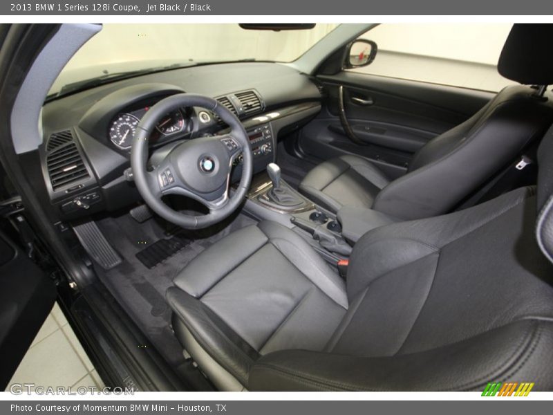 Jet Black / Black 2013 BMW 1 Series 128i Coupe