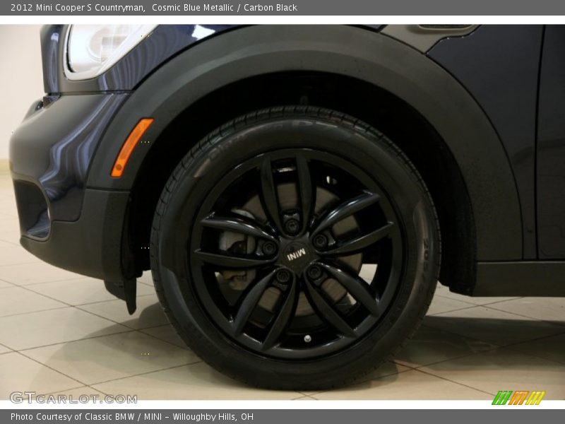 Cosmic Blue Metallic / Carbon Black 2012 Mini Cooper S Countryman