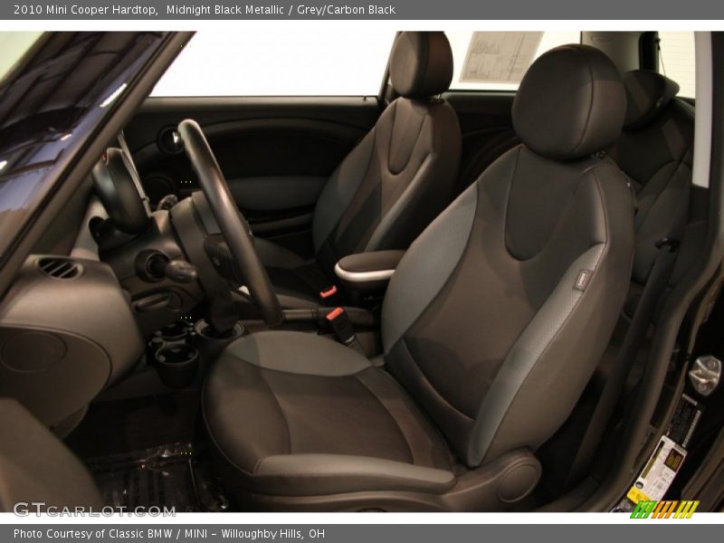 Midnight Black Metallic / Grey/Carbon Black 2010 Mini Cooper Hardtop