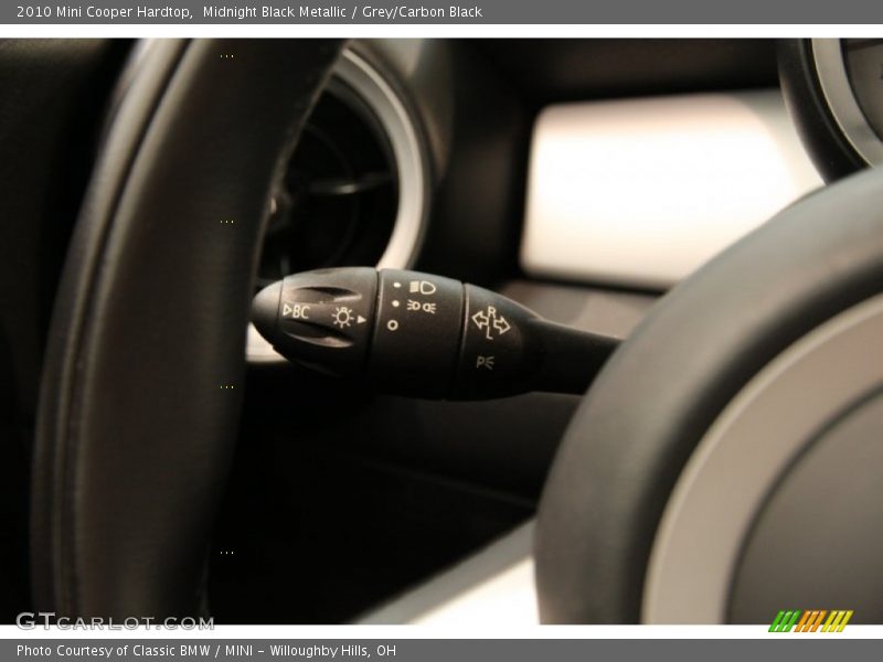 Midnight Black Metallic / Grey/Carbon Black 2010 Mini Cooper Hardtop