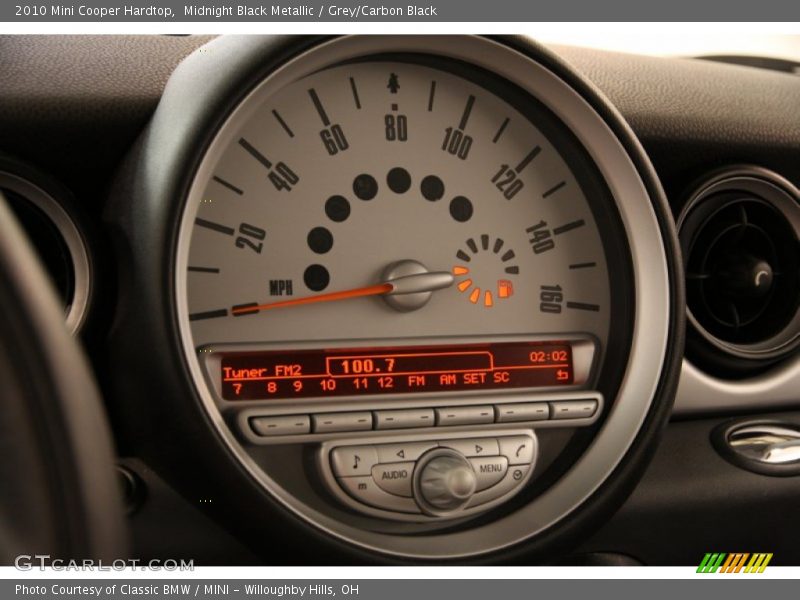 Midnight Black Metallic / Grey/Carbon Black 2010 Mini Cooper Hardtop