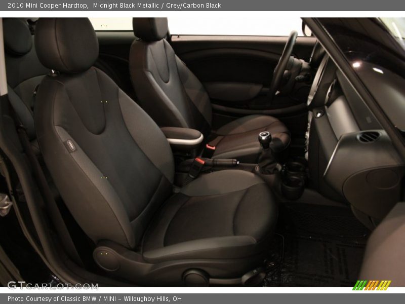 Midnight Black Metallic / Grey/Carbon Black 2010 Mini Cooper Hardtop