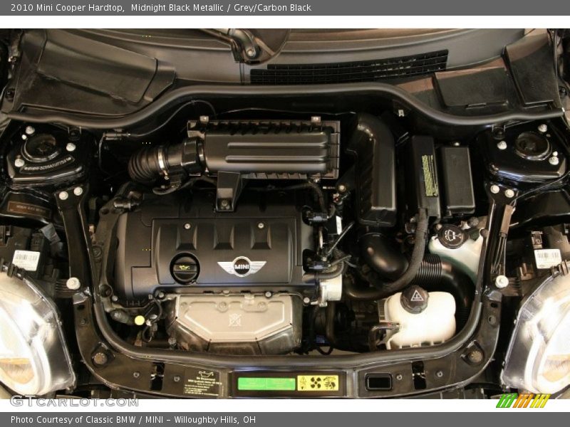 Midnight Black Metallic / Grey/Carbon Black 2010 Mini Cooper Hardtop