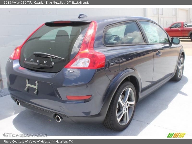 Caspian Blue Metallic / Off Black/Blonde 2013 Volvo C30 T5