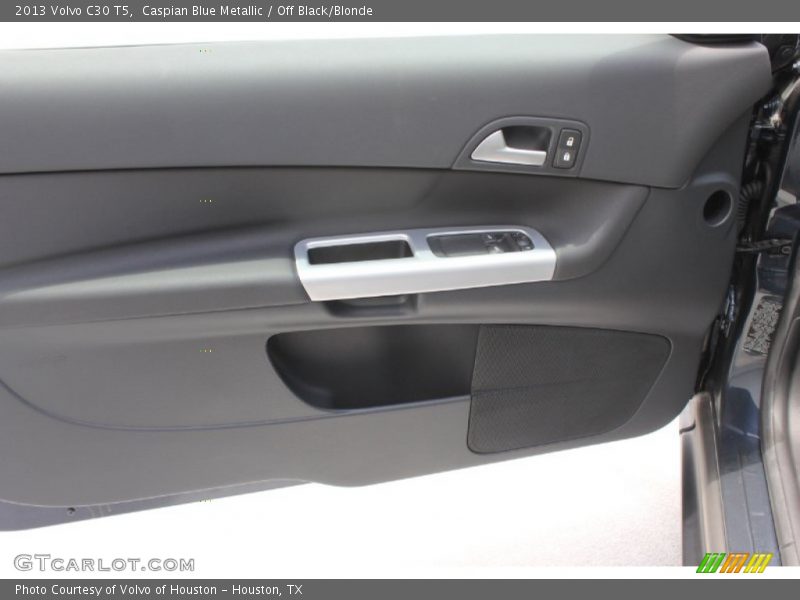 Caspian Blue Metallic / Off Black/Blonde 2013 Volvo C30 T5