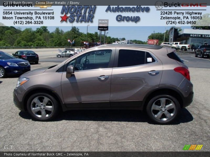 Cocoa Silver Metallic / Ebony 2013 Buick Encore