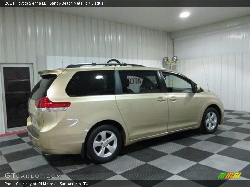Sandy Beach Metallic / Bisque 2011 Toyota Sienna LE