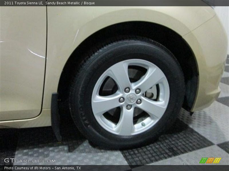 Sandy Beach Metallic / Bisque 2011 Toyota Sienna LE