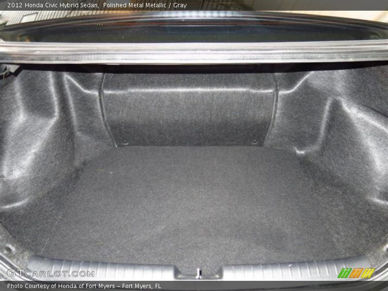 Polished Metal Metallic / Gray 2012 Honda Civic Hybrid Sedan