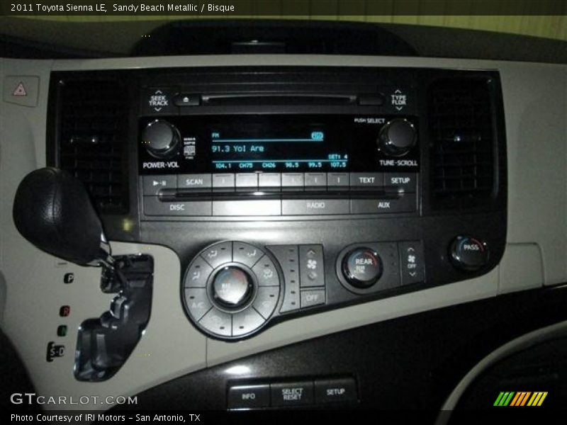 Sandy Beach Metallic / Bisque 2011 Toyota Sienna LE