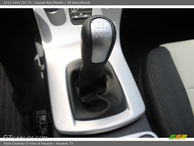 Caspian Blue Metallic / Off Black/Blonde 2013 Volvo C30 T5