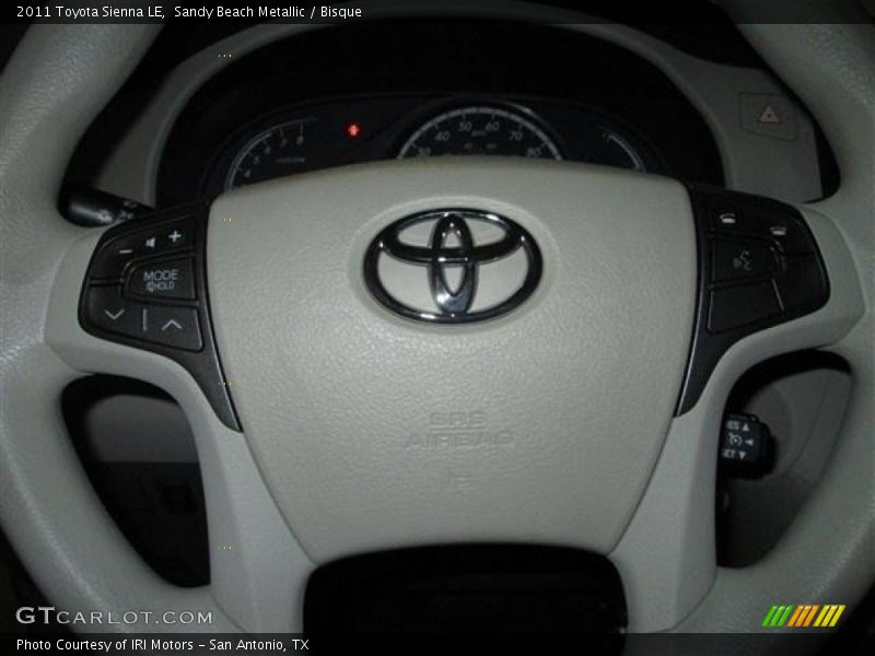 Sandy Beach Metallic / Bisque 2011 Toyota Sienna LE