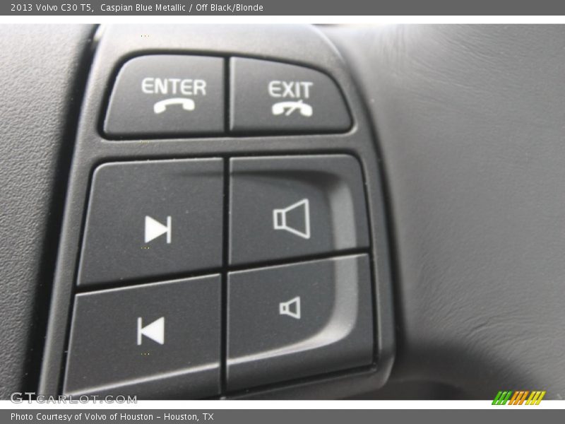 Caspian Blue Metallic / Off Black/Blonde 2013 Volvo C30 T5