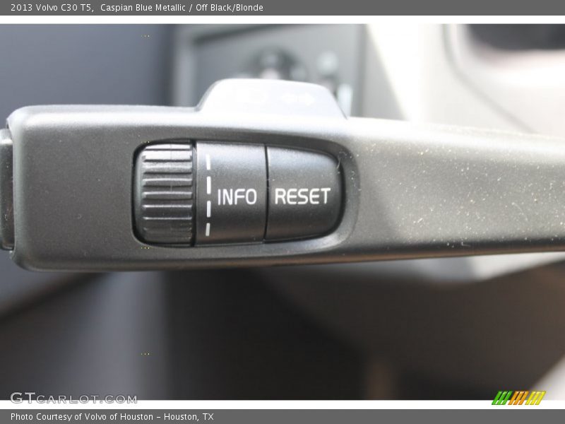Caspian Blue Metallic / Off Black/Blonde 2013 Volvo C30 T5