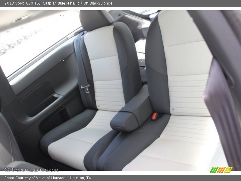 Caspian Blue Metallic / Off Black/Blonde 2013 Volvo C30 T5