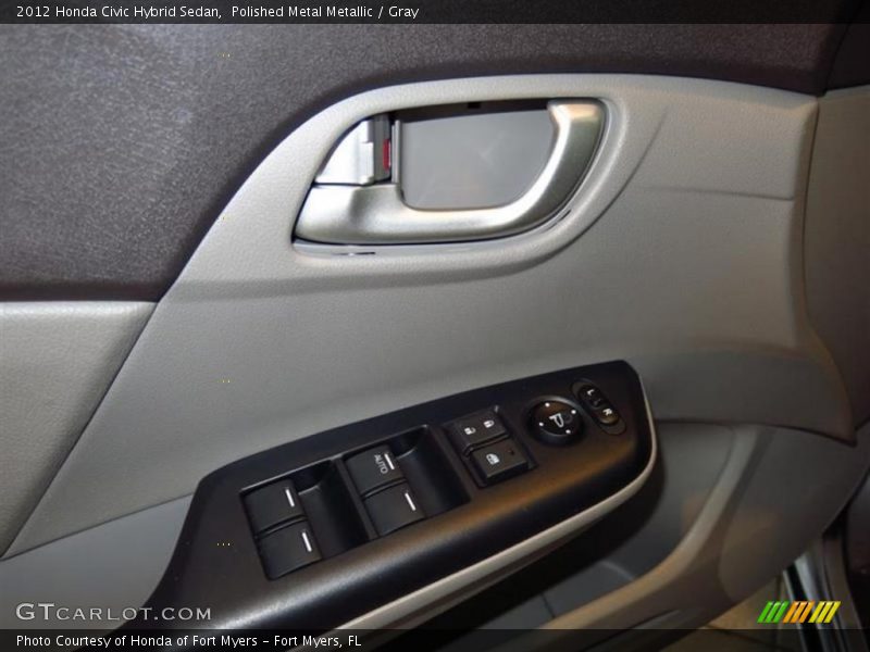 Polished Metal Metallic / Gray 2012 Honda Civic Hybrid Sedan