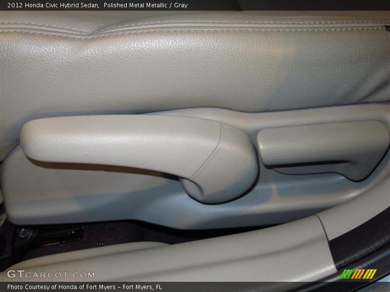 Polished Metal Metallic / Gray 2012 Honda Civic Hybrid Sedan