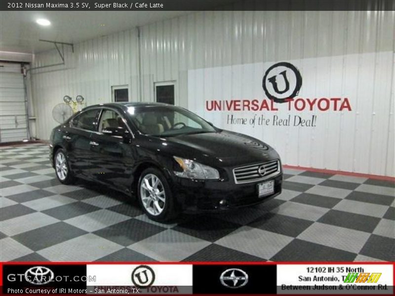 Super Black / Cafe Latte 2012 Nissan Maxima 3.5 SV