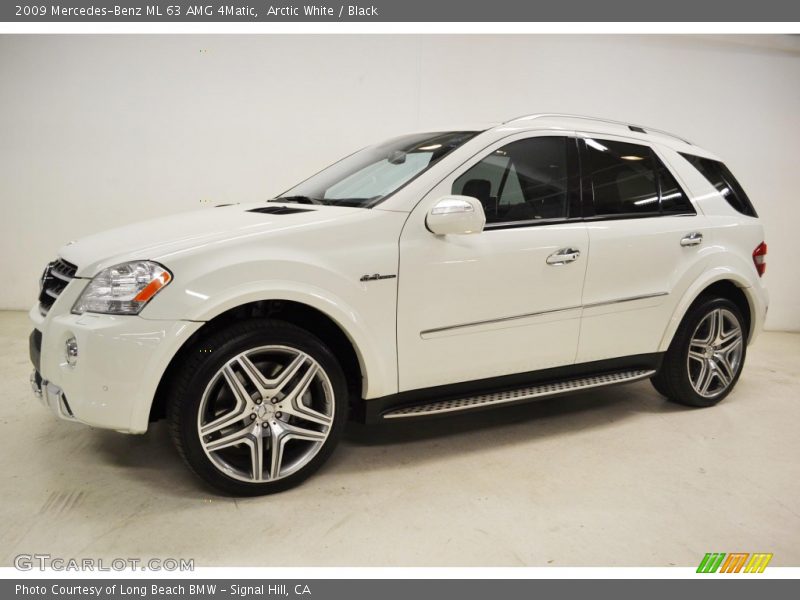 Arctic White / Black 2009 Mercedes-Benz ML 63 AMG 4Matic