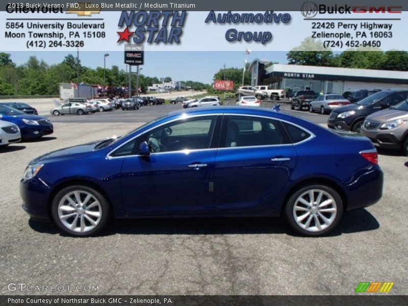Luxo Blue Metallic / Medium Titanium 2013 Buick Verano FWD