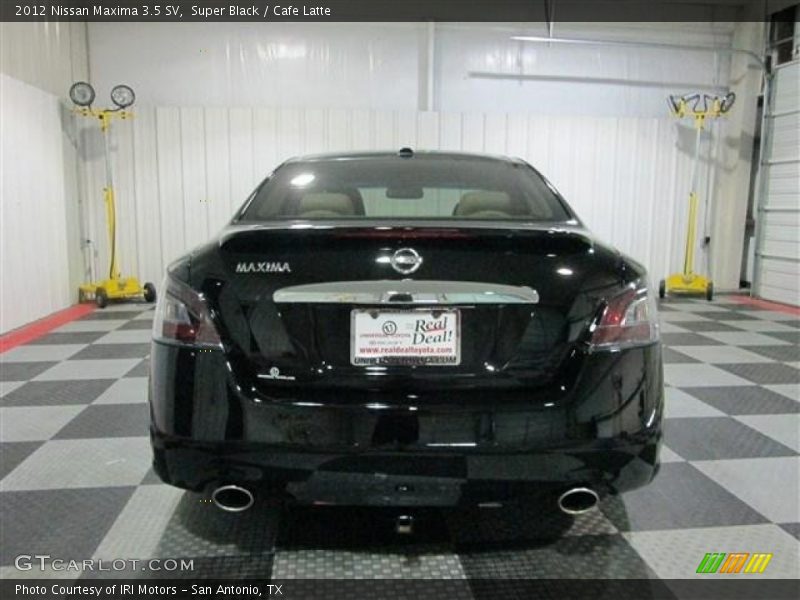Super Black / Cafe Latte 2012 Nissan Maxima 3.5 SV