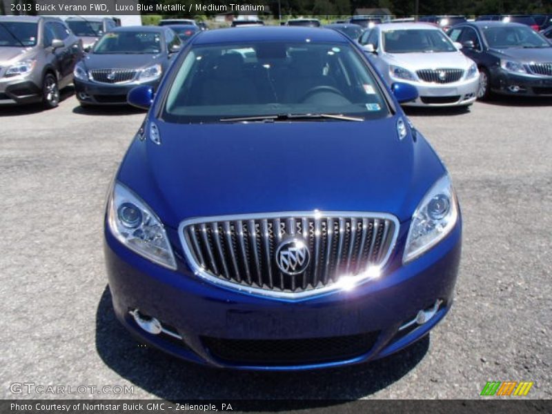 Luxo Blue Metallic / Medium Titanium 2013 Buick Verano FWD