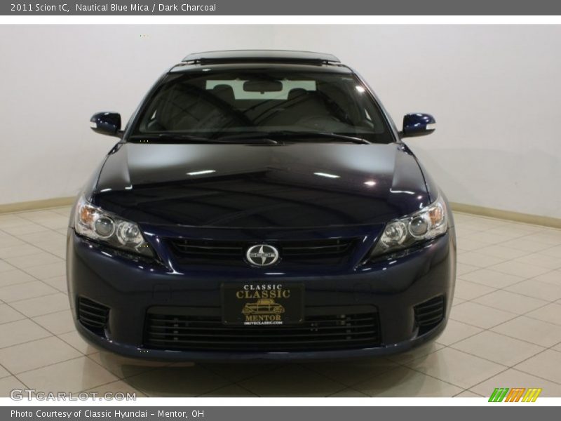 Nautical Blue Mica / Dark Charcoal 2011 Scion tC