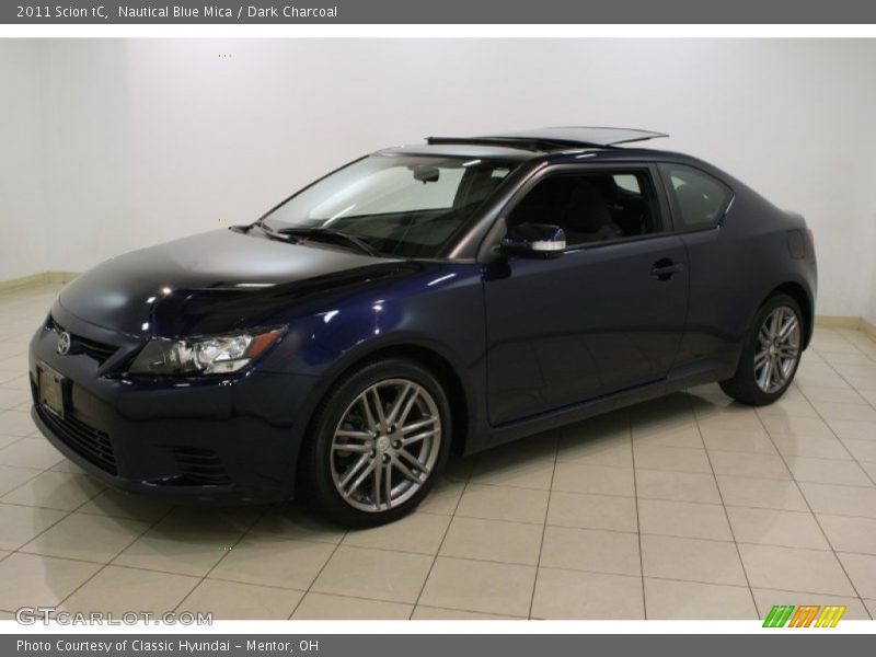 Nautical Blue Mica / Dark Charcoal 2011 Scion tC