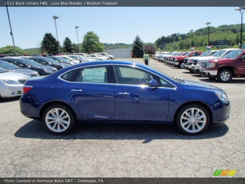 Luxo Blue Metallic / Medium Titanium 2013 Buick Verano FWD