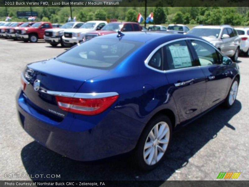 Luxo Blue Metallic / Medium Titanium 2013 Buick Verano FWD
