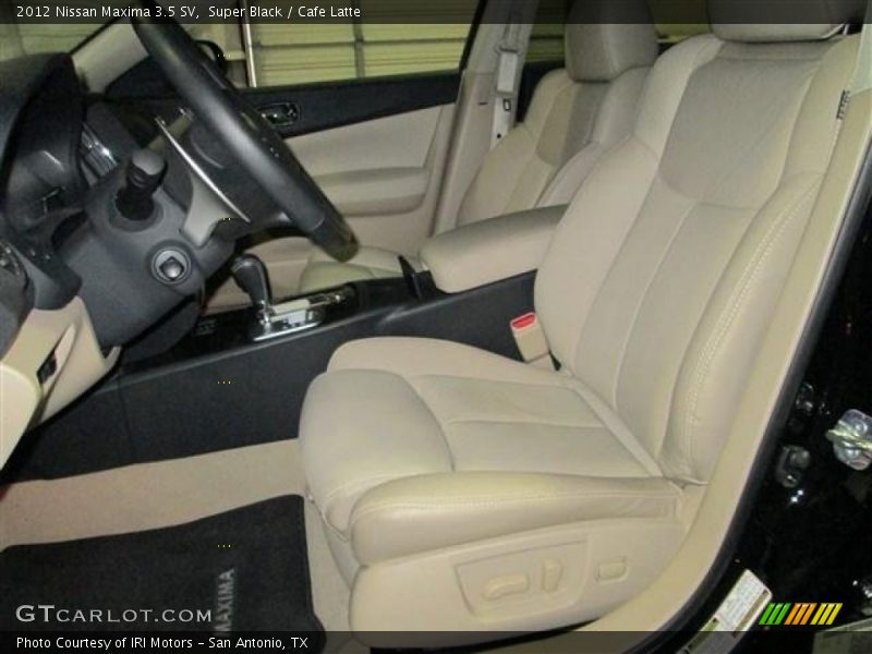 Super Black / Cafe Latte 2012 Nissan Maxima 3.5 SV