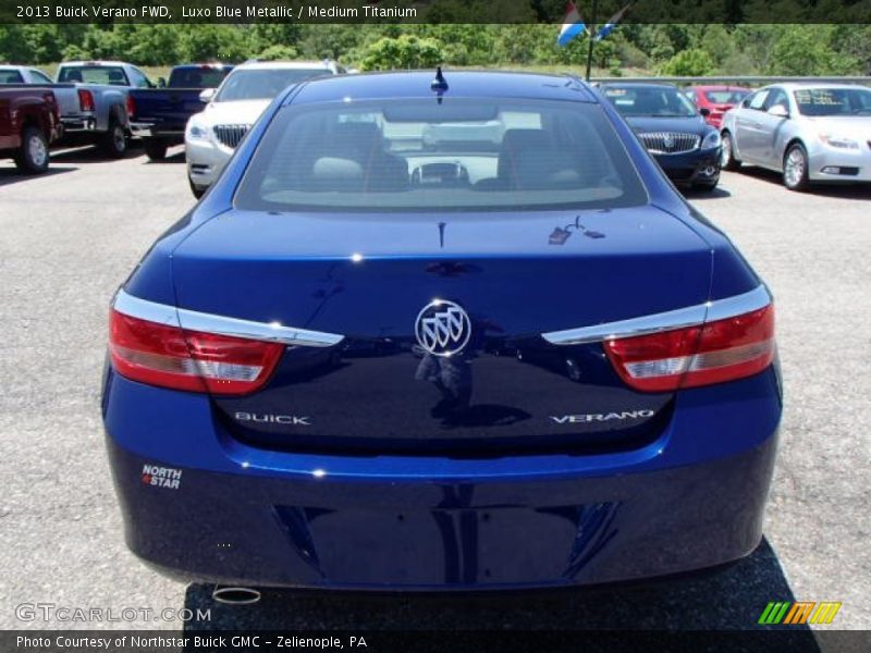 Luxo Blue Metallic / Medium Titanium 2013 Buick Verano FWD