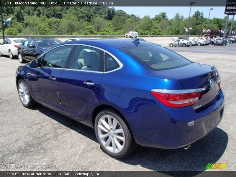 Luxo Blue Metallic / Medium Titanium 2013 Buick Verano FWD