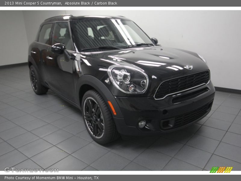 Absolute Black / Carbon Black 2013 Mini Cooper S Countryman